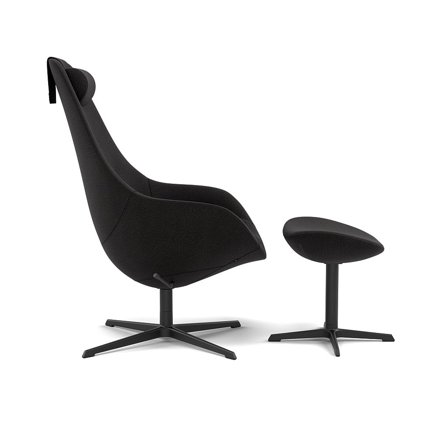 Varier Furniture Kokon - Black Wool - Black base