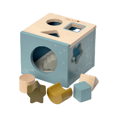 MICKI Plocklåda Blå Babyleksaker Unisex ONESIZE