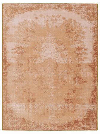 Washable Medallion Scarlett Gold Large Oeko-Tex Rug