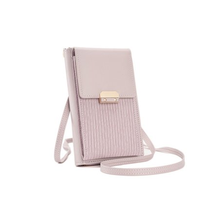 Telefontaske, simpel crossbody taske, lille firkantet pung med spænde, dameskuldertaske, perfekt til dates og shopping.