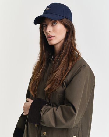 GANT Damen Cap aus Baumwolltwill (ONE SIZE) Blau