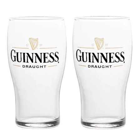 2 Guinness Pintglass