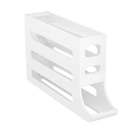 Æg DispenserAutomatisk Rullende Æg Bakke Organizer, Pladsbesparende Køleskab Æg, Holder 28 Æg Samtidig -B