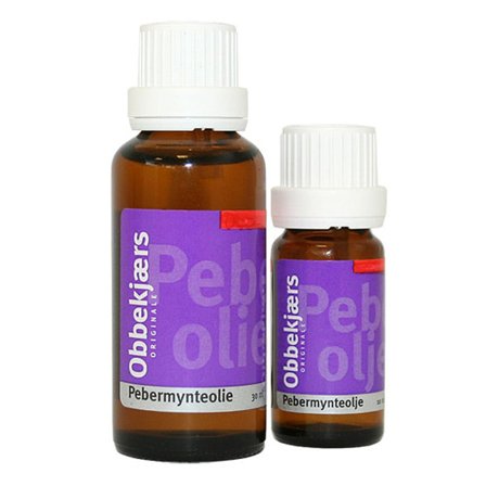 Obbekjærs Obbekjærs Pebermynte olie 10 ml, Helse & Madvarer, Andre Kosttilskudsolier, Øvrige Olier