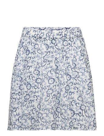 Skirt Porcelain Dresses & Skirts Skirts Short Skirts Multi/mönstrad Creamie