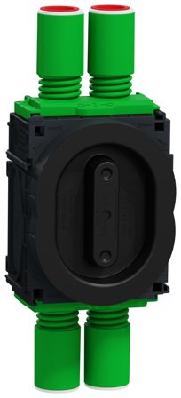 Schneider Electric IMT80264 Apparatdosa brandskydd, 13 mm, 4-stuts För enkel apparatdosa, Installationsmaterial