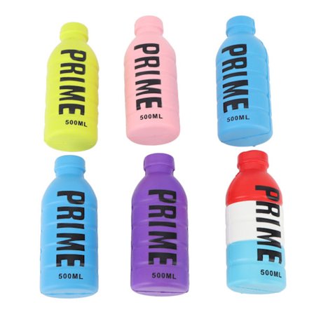 6 kpl Vedenpullo Puristuslelu PU-vaahto Fidget-lelu Värikäs squishy stressilelu Juomapullolelut Suuri kimmoisuus