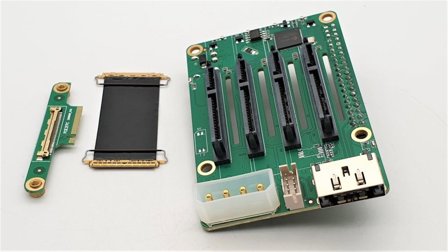 ALLNET Rock Pi 4 SATA HAT Penta NAS Platine für Netzwerkspeicher