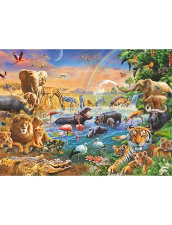 Ravensburger Waterhole 100P - Multi/patterned - ONE SIZE