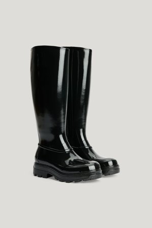 Tretorn X Kassl Editions Tijntje — Rubber Boot Women — Black | Outerwear, Wellies, Jackets & Rainwear for Women, Men & Children