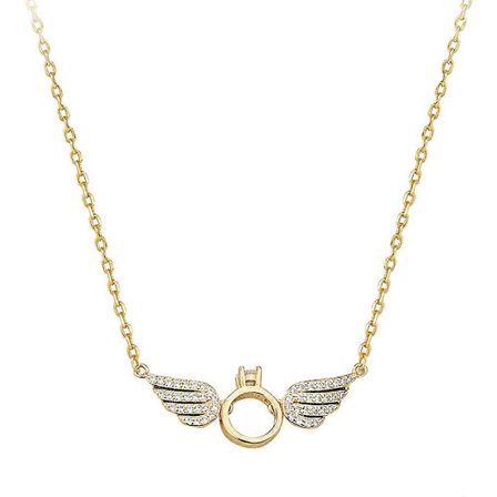 Engel Vinge Halskæde, Engel Diamant Vedhæng Halskæde