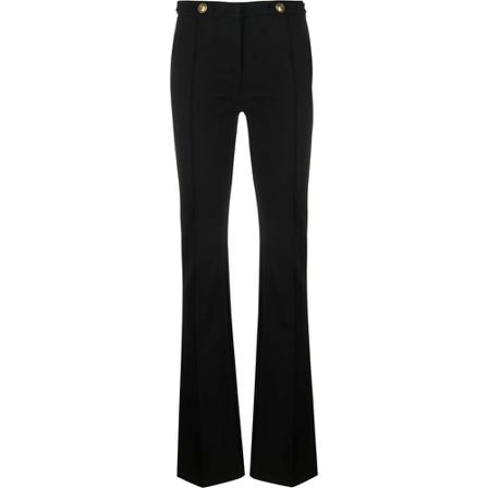 Pinko, Straight Trousers Zwart, Dames, Maat:XS
