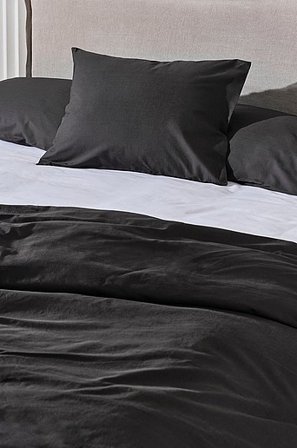 Jotex - Kussensloop - Biologisch Zwart Zwart - ZAIA - Koop Kussenslopen bij Jotex