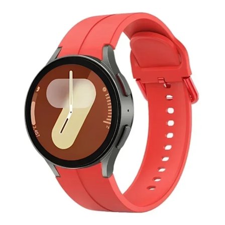 Silikonarmband för Samsung Galaxy Watch 7/6/5/4 40mm 44mm 5 Pro Original No Gap Armband Galaxy Watch 6 4 Classic 47mm 43mm Band