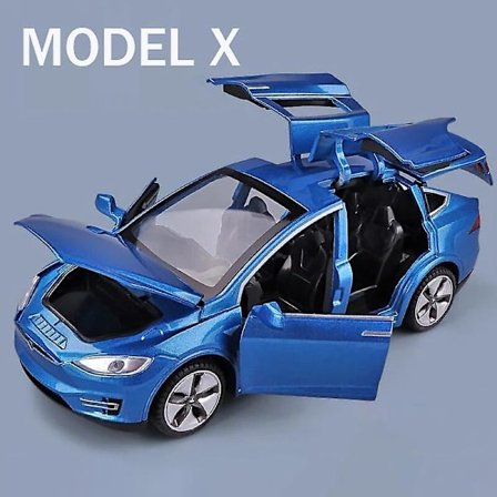 1:32 Tesla Model X Model 3 Model S Model Y Metalliauto Diecast Leluleluauto Ääni ja valo Lapsille Lelut Lahjat Poikien Lelut