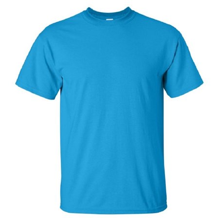 Gildan Mens Ultra Cotton Kortärmad T-shirt M Saphire