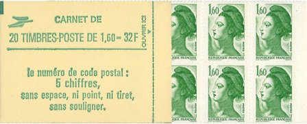 Frankrig 1982 - Frimærkehæfte YT 2219-C2 - Postfrisk