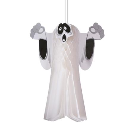 Halloween Henge-spøkelser, Papirservietter, Blomsterkuler, Halloween-dekorasjon, Honningkakeddekorasjon, Takdekorasjon, Ha