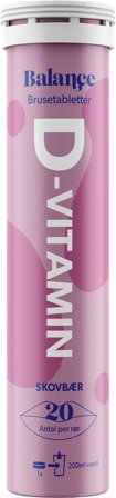 Balance D-vitamin 20 stk, Helse & Madvarer, Vitaminer, D-vitamin
