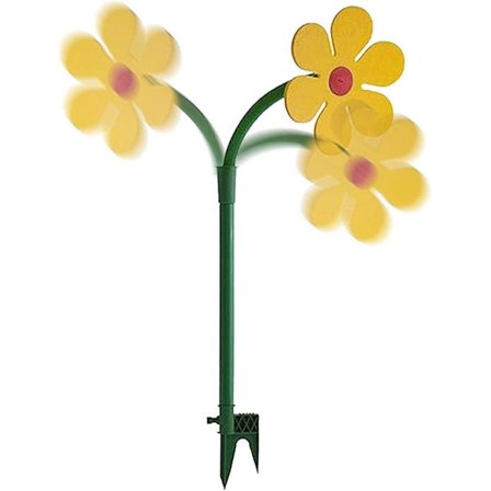 Relaxdays Blomspridare Trädgårdsslang Vattning Barn, Gul