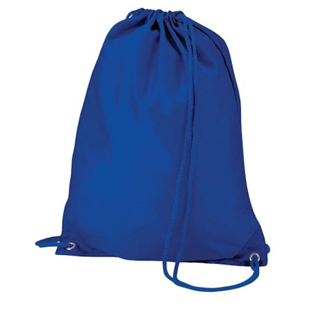 Quadra dragsnöre väska One Size Bright Royal Blue