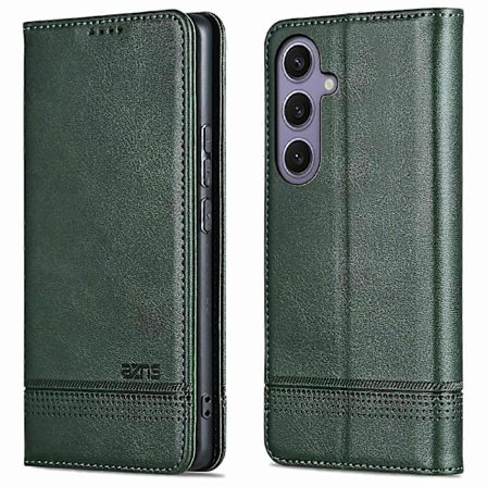 AZNS Samsung Galaxy A56 5G -kotelo, lehmännahkakuvioinen PU-nahkainen lompakkopuhelinkotelo-