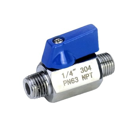 Han- och hane-kulventilavstängningsventiler Minikulventiler