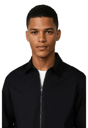 Ciszere Aden Oxford Zip Oxfordskjortor Herr Svart L