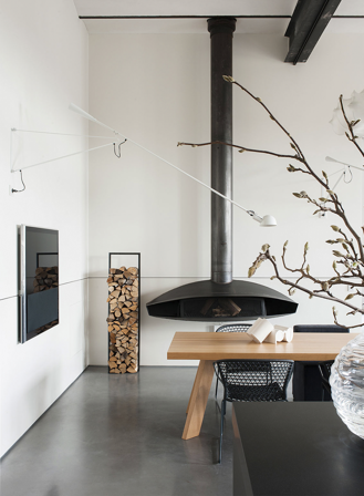 265 vegglampe - hvit