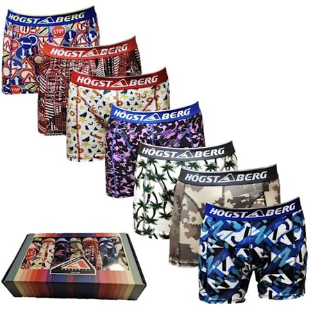 Kalsonger, Högstaberg Boxer Shorts, Herr , bomullkalsonger - 7 Pack