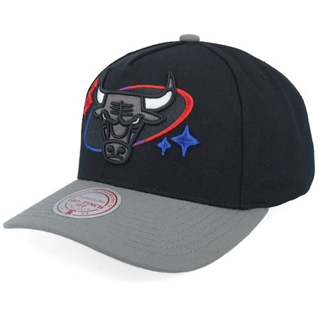 Mitchell & Ness - NBA Schwarz adjustable Cap - Chicago Bulls Hook Y2k Pro Pinch Black/Charcoal A-frame Adjustable @ Hatstore