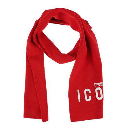 Dsquared2, Winter Scarves Czerwony, Kobieta, Rozmiar: ONE Size