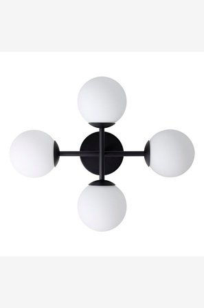 EGLO - Kattovalaisin Castrovido 4 Musta - Musta - Kattovalaisimet - - Homeroom