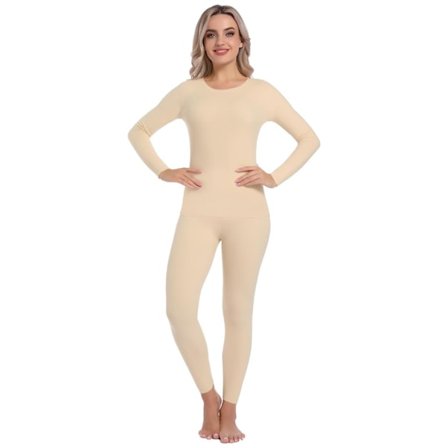 Termisk Underundertøjssæt til Kvinder - Ultrablødt Langt Underundertøj, Basislag