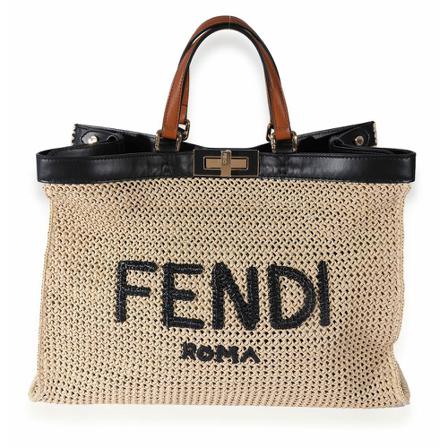Fendi Vintage Tote Bags Brun, Dame Vintage Tasker, Størrelse: ONE Size