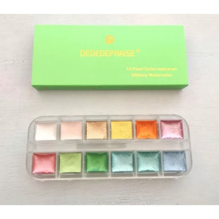 12 värin graffitityökalut, vesiväri jalokiviväri tähti väri tumma väri vesivärimaali kynsitaide