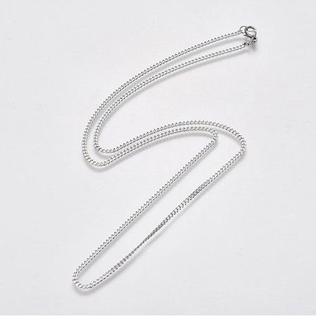 *Unisex pansarlänk kedja i AISI 304 stål olika färg /längd