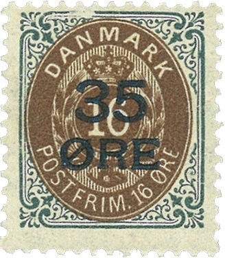Danmark 1912 - AFA 60 - Postfrisk
