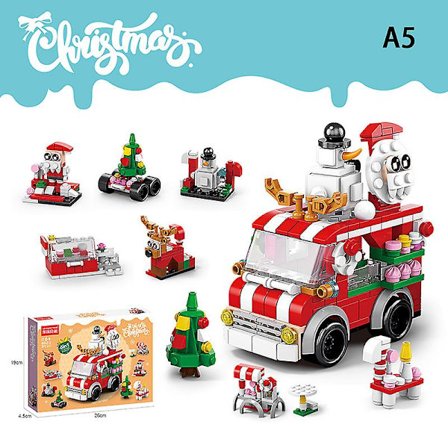 Christmas Building Blocks for Kids, 24 Days Advent Calendar, 2024 Edition