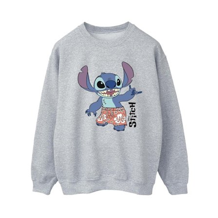 Disney Dam/Dam Lilo & Stitch Bermuda Shorts Sweatshirt L