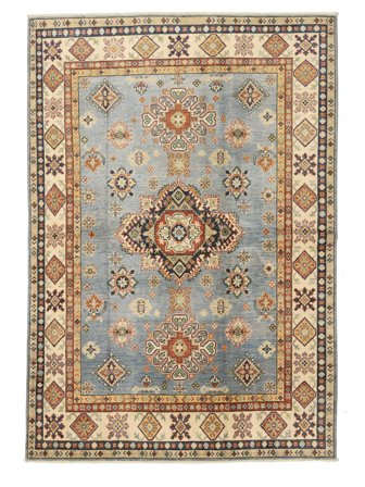 Noué À La Main Kazak Fine Tapis 165X238 De Laine
