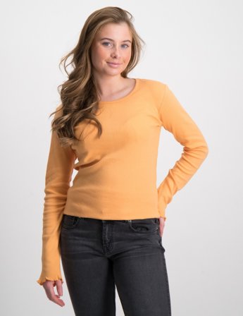 D-XEL T-SHIRT L/S Orange Toppe/Bluser Pige - Kids Brand Store