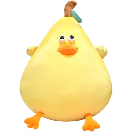 Søt plysj pute fet kylling morsom mor høne dukke simulering sovende myk klem leketøy for julegaver, 30cm/11.8in, gul