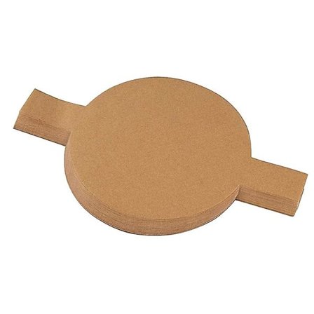 100 kpl esileikattua ympyränmuotoista kakkuvuoan vuorauspaperia, pyöreä tarttumaton leivinpaperi nostoliuskoilla leivontaan