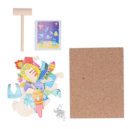 Puinen vasara naputtelupeli, opettavainen lelu