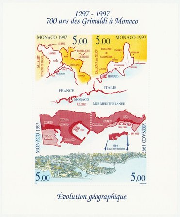 Monaco 1997 - YT BF 76 (2129-2132) - Postfrisk miniark