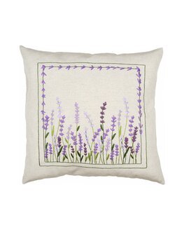 Broderikit Kudde Lavendel
