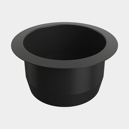 Roca burk och flaskhållare för inbyggnad