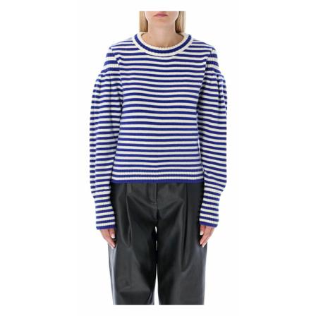 Philosophy di Lorenzo Serafini Strik 09235702 Blå, Dame Striktrøjer