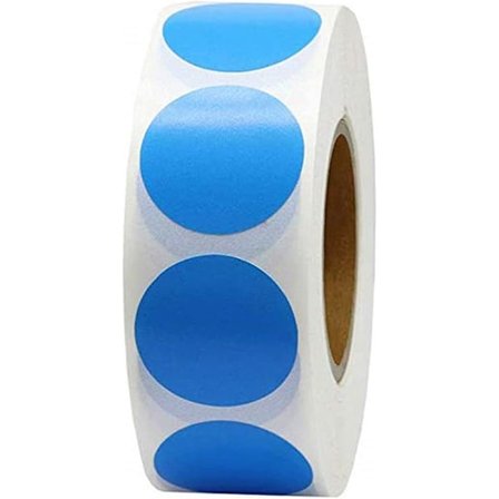 Runda Färgade Klistermärken Självhäftande Etiketter Dekorationsetiketter Dekor Avtagbara Punkter Förpackningsdekaler Färgkodade Etiketter 500 Stycken 